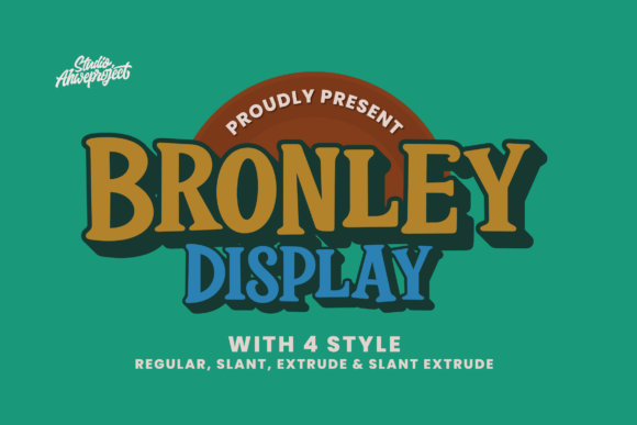 Bronley: A Bold Retro Font for Modern Design Projects