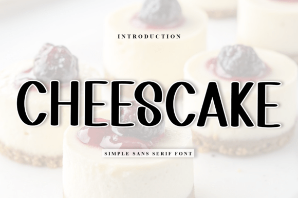 Cheescake: A Festive Typeface Redefining Holiday Typography for Creatives
