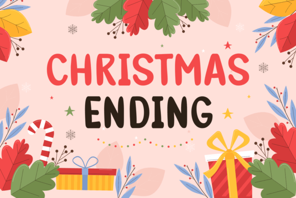 Christmas Ending: A Festive Font for Timeless Holiday Designs