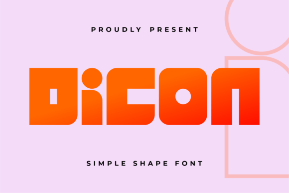 Dicon: A Bold Typeface Designed for Impact