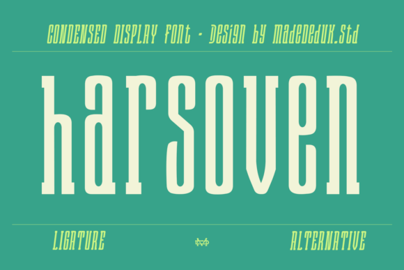 Harsoven Regular: A Bold Typographic Solution for Modern Design Needs
