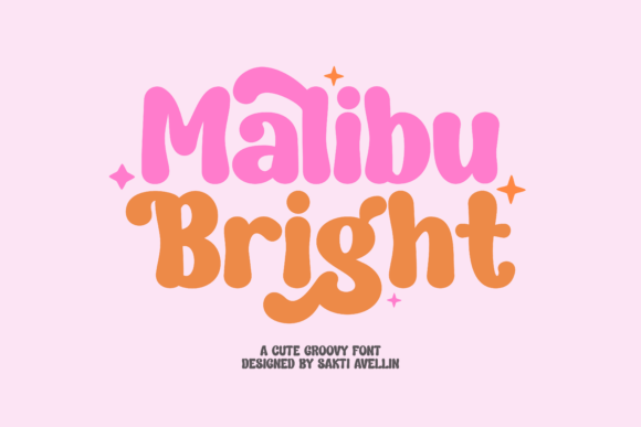 Introducing Malibu Bright: A Playful, Retro-Inspired Typeface for Creative Expression