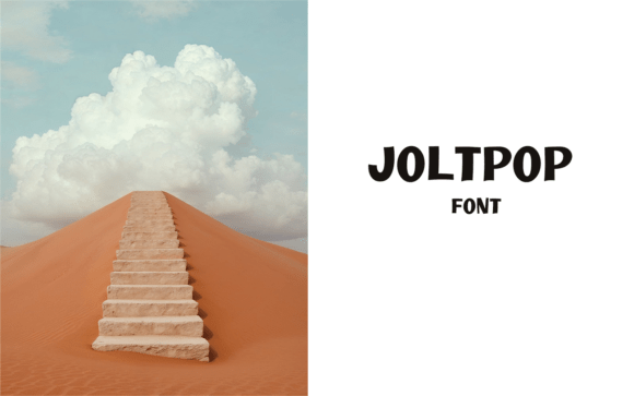 Joltpop Regular 0127 25: A Bold Font with Personality