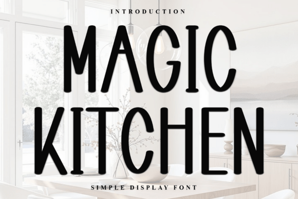 Magic Kitchen: A Festive Typeface for Holiday Cheer and Creative Projects