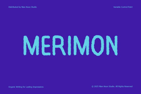 Merimon: Typography with Organic Texture for Modern Design