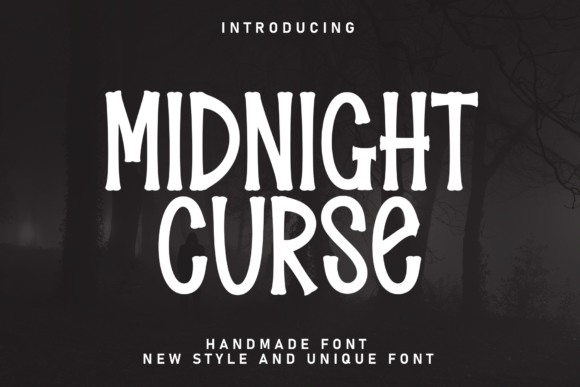 Midnight Curse: The Modern Display Font Redefining Visual Identity in Design