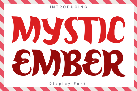 Mystic Ember: A Typeface That Ignites Bold Design