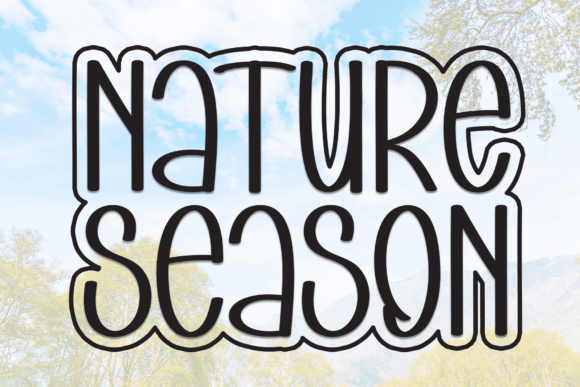 Nature Season Font: A Clean and Friendly Display Option