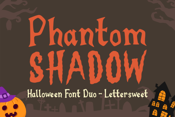 Phantom Shadow: The Halloween Font That Brings Eerie Style to Any Design