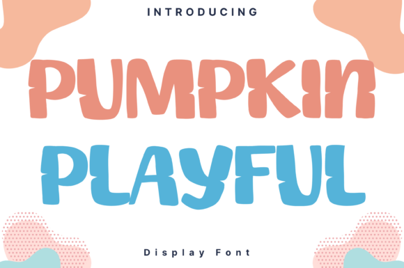 Pumpkin Playful: A Bold Font for Fun Designs