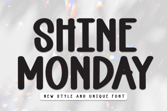 Shine Monday: A Playful Handwritten Font Perfect for Joyful Designs