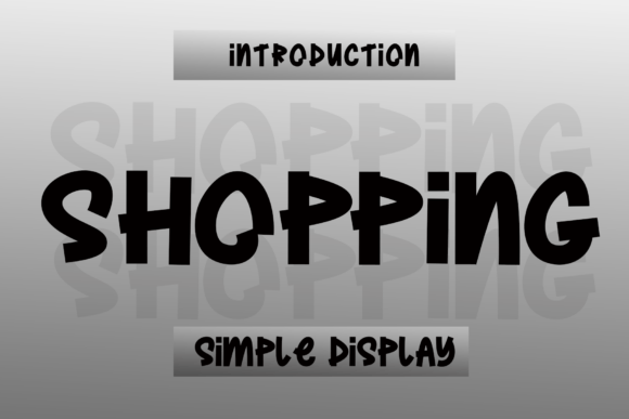 Shopping Font: Bold Typography for Eye-Catching Designs