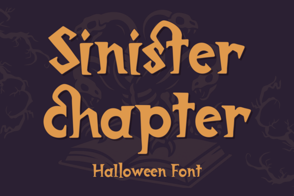 Sinister Chapter: The Halloween Font That Brings Spooky Style to Life
