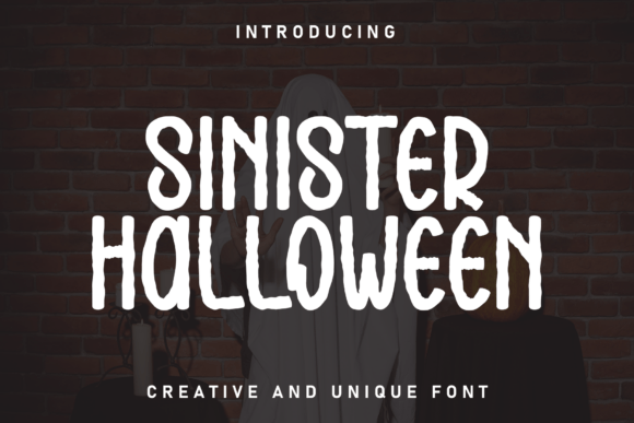 Sinister Halloween: A Friendly Font for Modern Design