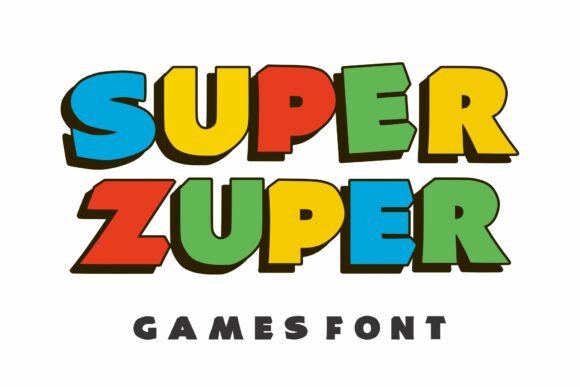 Super Zuper: A Playful Font for Joyful Designs