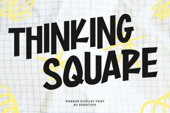 Thinking Square: A Balanced Choice for Modern Display Typography