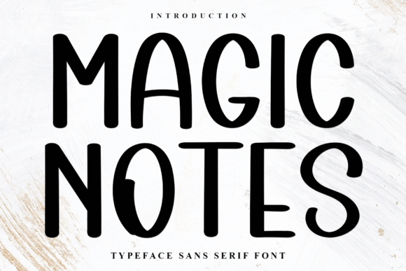Unveiling Magic Notes: The Festive Typeface That Brings Holiday Cheer to Your Designs